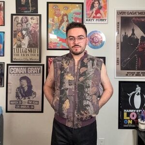 BDG Camo Zip Vest from Urban Outfitters